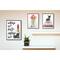 Stupell Industries Fashion Book Stack & French Bulldog Wall Art in Black Frame